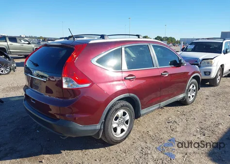 2013 Honda Cr-V Lx z USA, uszkodzony, nr VIN 5J6RM3H34DL038406
